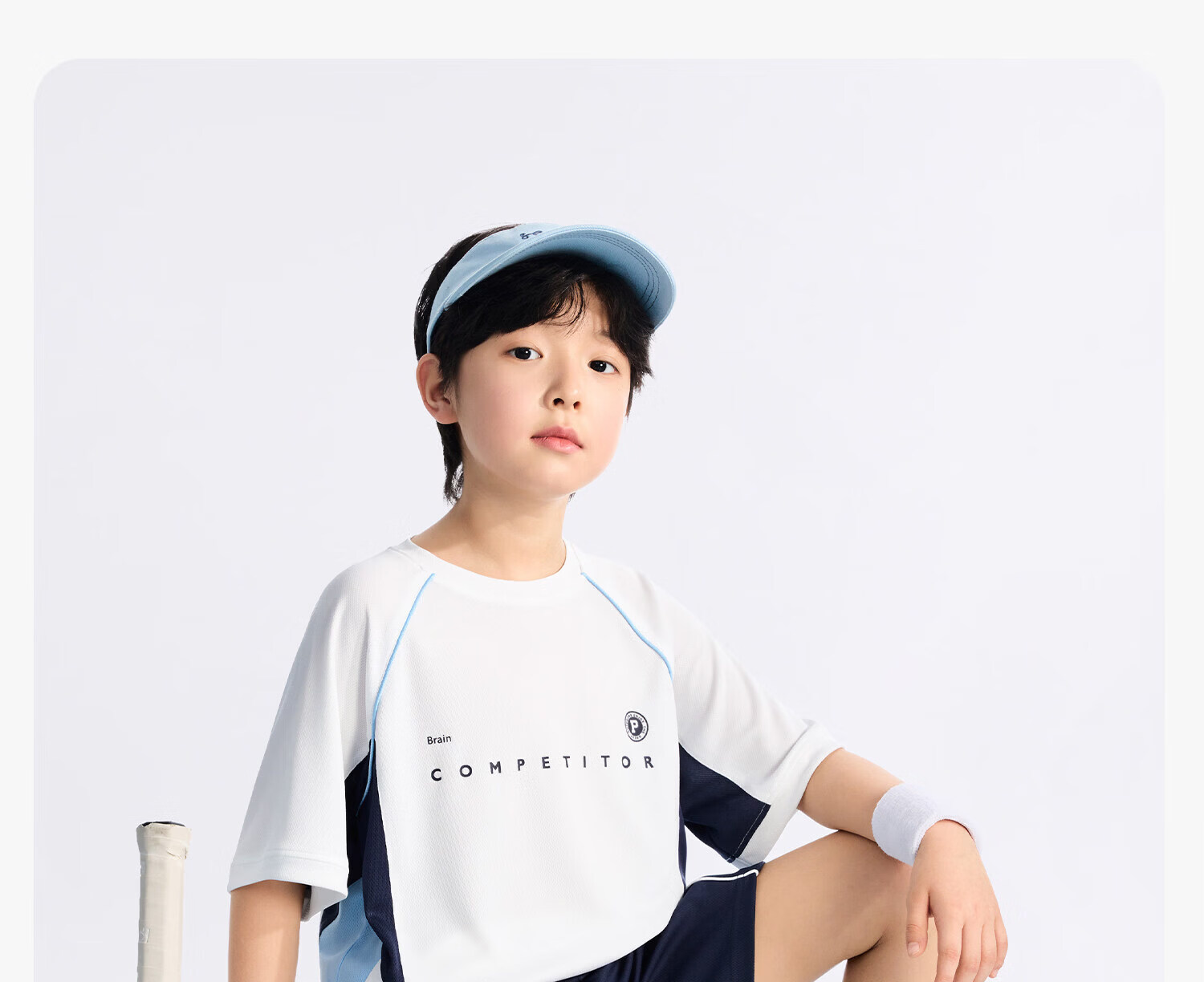Zuo Xi Boys' Summer Sportswear Set A-Class 2026 Patchwork Mesh Quick-Dry Breathable White 150 28